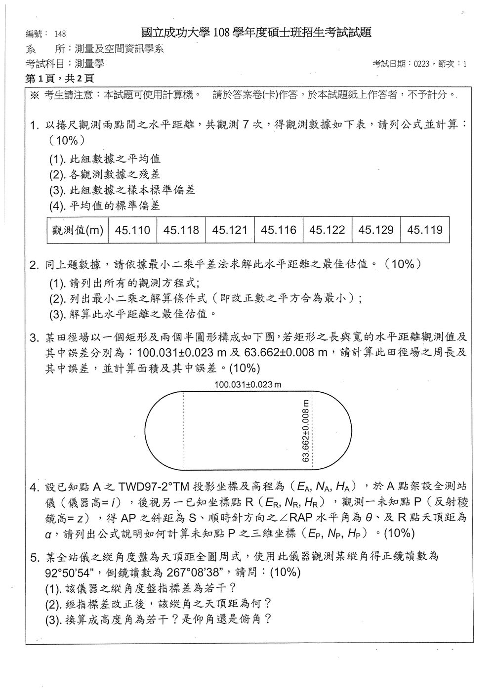 原卷第 1 頁