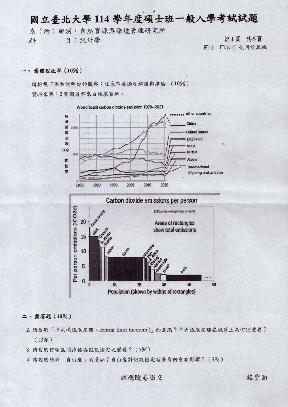原卷第 1 頁