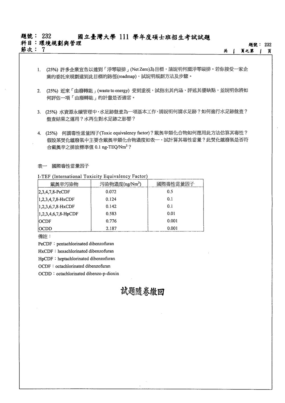 原卷第 1 頁