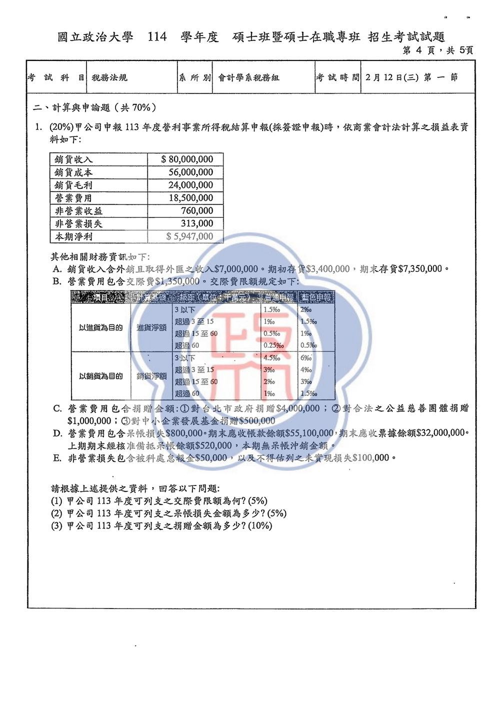 原卷第 4 頁
