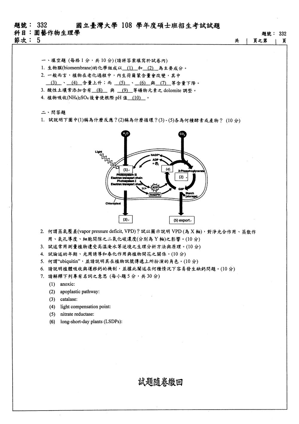 原卷第 1 頁