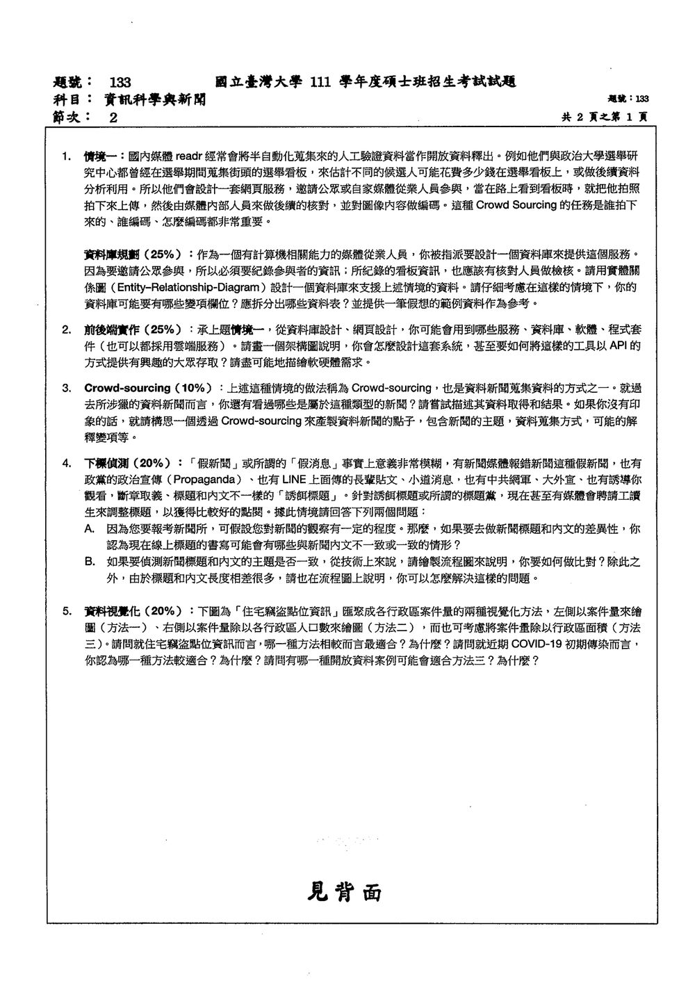 原卷第 1 頁