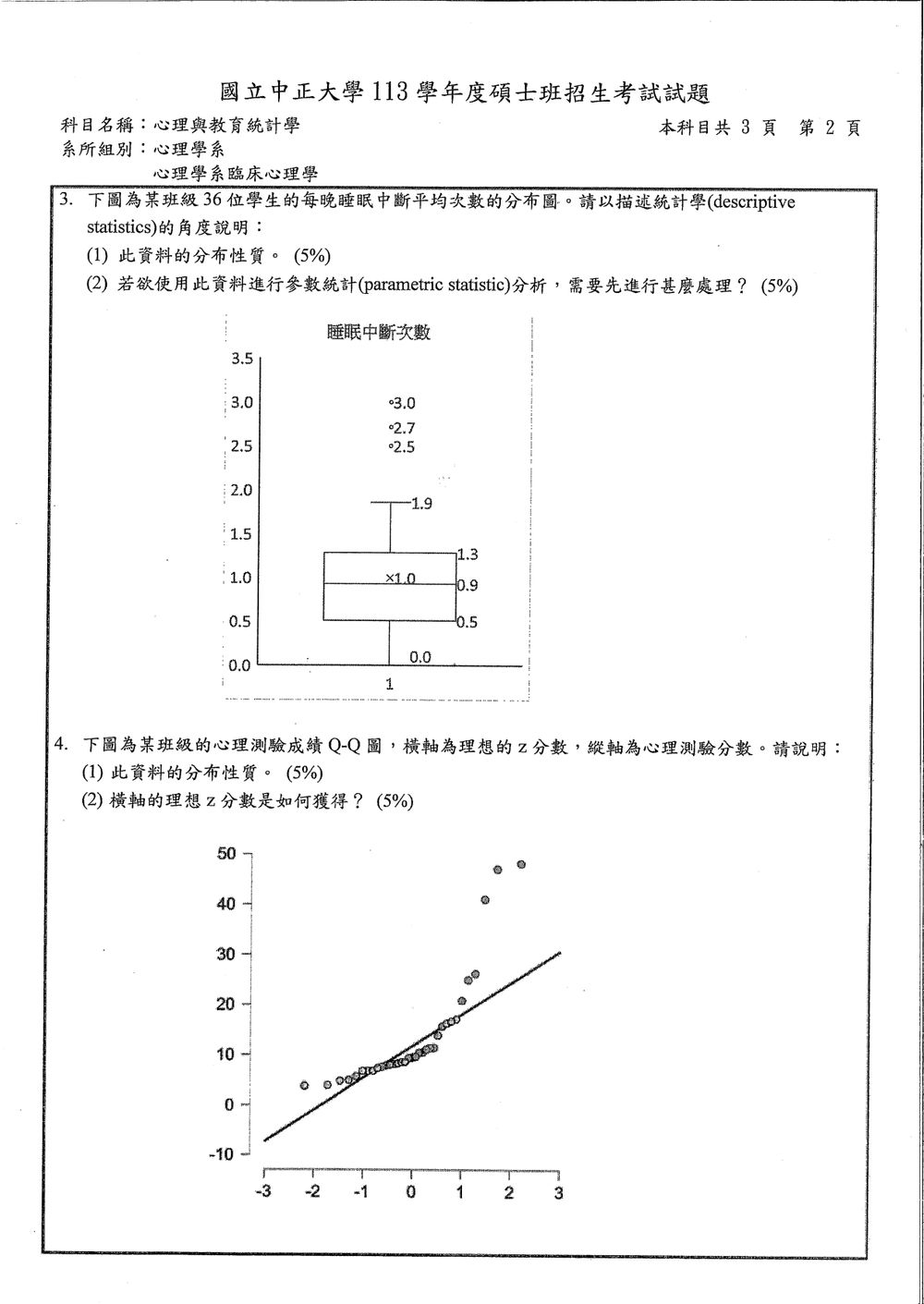 原卷第 3 頁
