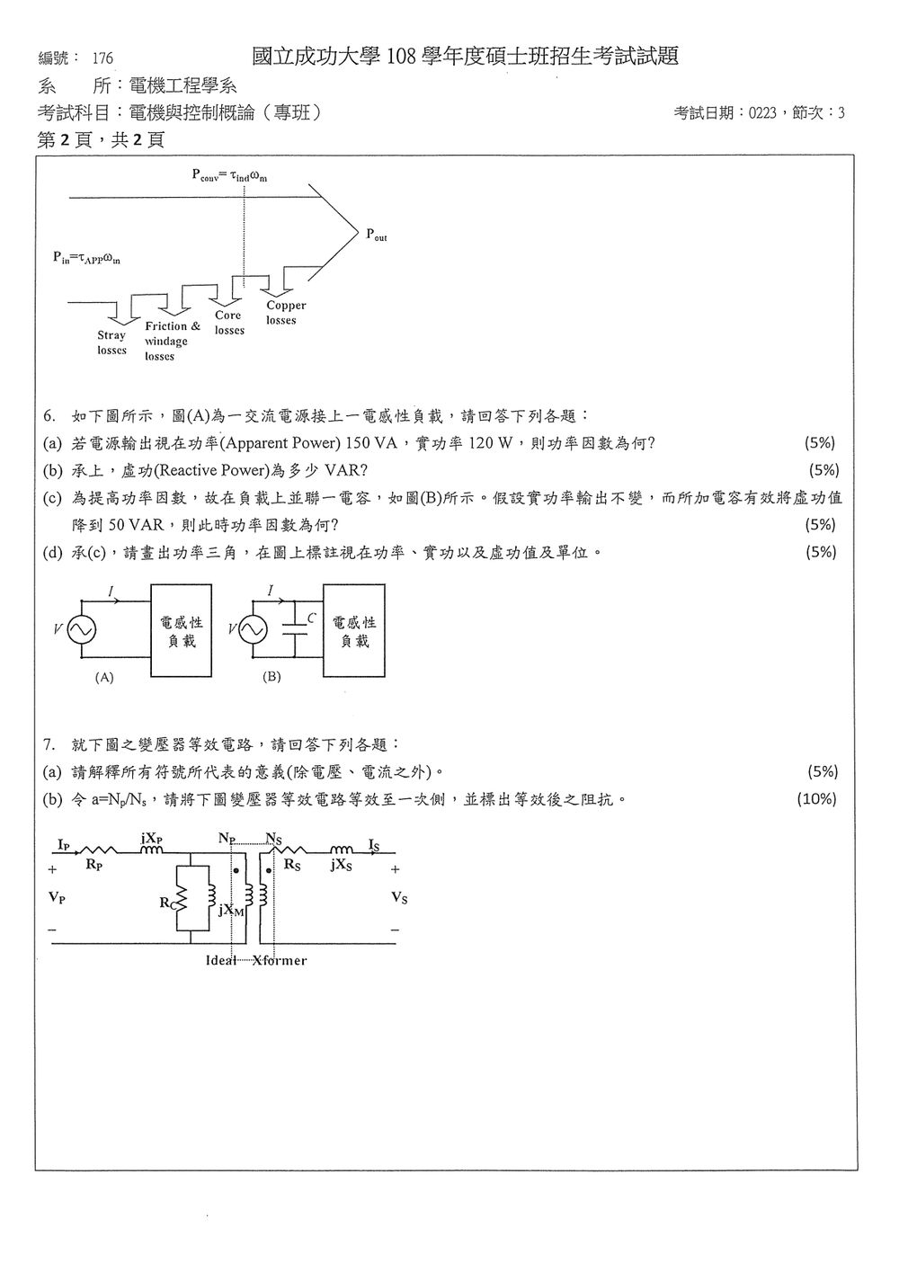 原卷第 2 頁